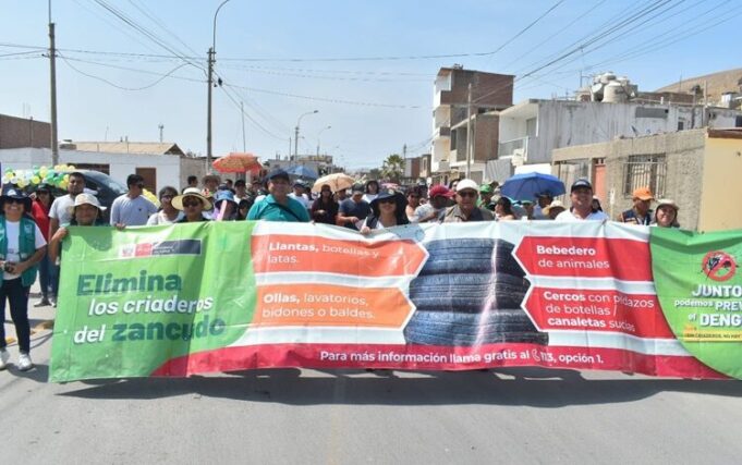 Pucusana: DIRIS Lima Sur realizó pasacalle contra el dengue