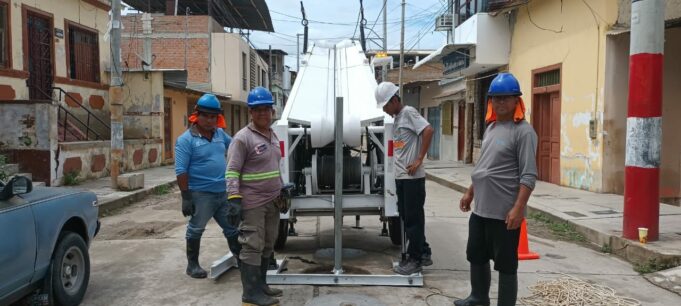 Tumbes: Refuerzan limpieza de redes de alcantarillado con 13 máquinas de balde ante lluvias del FEN