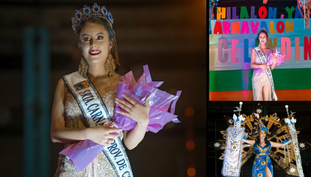 Perla Carrera Chávez, del barrio La Breña, fue coronada Srta. Carnaval del Recuerdo- Celendín 2024