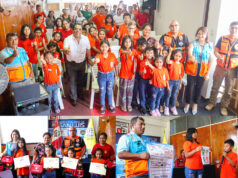 Niños se gradúan de minibrigadistas