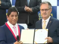 Marco Tulio Falconí jura como titular de la JNJ tras fallo del Tribunal Constitucional