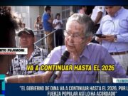 Alberto Fujimori abre su pico y habla sobre cuarta candidatura de Keiko y respalda a Dina Boluarte hasta 2026