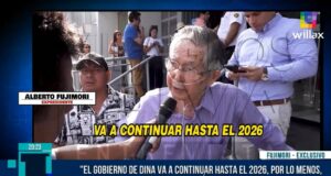 Alberto Fujimori abre su pico y habla sobre cuarta candidatura de Keiko y respalda a Dina Boluarte hasta 2026
