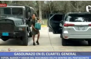 Nuevo ‘Gasolinazo’ en el Pentagonito: Comandante Jimmy Grández, fue grabado en vídeo sustrayendo gasolina perteneciente al Estado