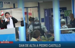 Dan de alta a Pedro Castillo tras sufrir un pre infarto