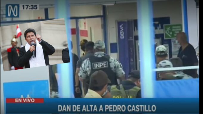 Dan de alta a Pedro Castillo tras sufrir un pre infarto