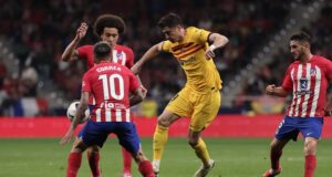 Barcelona goleó al Atlético de Madrid 3-0 y trepó al segundo lugar en España