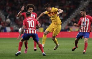 Barcelona goleó al Atlético de Madrid 3-0 y trepó al segundo lugar en España