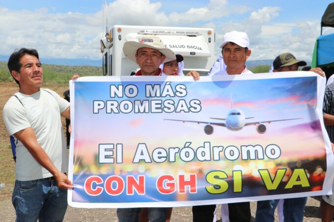 Gobierno Regional Amazonas pone en proceso de elaboración para mejorar el aeródromo El Valor