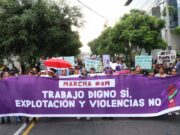 Medios de comunicación del gobierno ignora expresión cultural demiles de jóvenes que marcharon por el Día Internacional de la Mujer