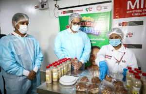 Ministro Demartini supervisó producción de alimentos para desayunos escolares