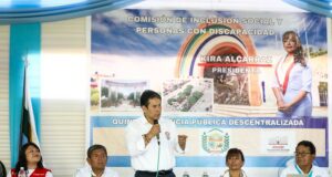 Ministro Demartini participó en quinta audiencia pública para mejorar la calidad de vida de las personas con discapacidad en Tumbes