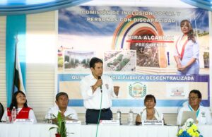 Ministro Demartini participó en quinta audiencia pública para mejorar la calidad de vida de las personas con discapacidad en Tumbes