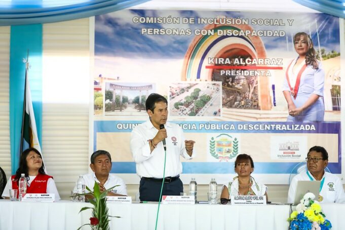 Ministro Demartini participó en quinta audiencia pública para mejorar la calidad de vida de las personas con discapacidad en Tumbes