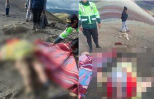 Cusco: Un guía muerto y 6 turistas resultan heridos tras caerle un rayo en la montaña 7 colores