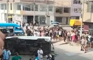 Dos escolares fallecidos y más de 10 heridos deja triple accidente vehicular en Los Olivos