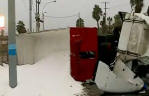 Triple choque en Ventanilla provoca derrame de petróleo en tramo de av. Gambetta