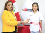 Niña del Callao se convierte en ministra de la Producción por un día