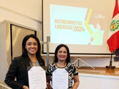 Colegio de Nutricionistas reconoce a dos integrantes de la Sanidad Policial por su destacada labor