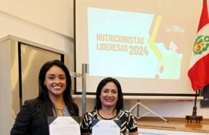 Colegio de Nutricionistas reconoce a dos integrantes de la Sanidad Policial por su destacada labor