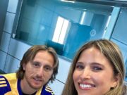 Anna Carina compartió con Luka Modric y el Real Madrid(VIDEO)