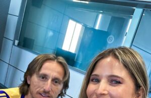 Anna Carina compartió con Luka Modric y el Real Madrid(VIDEO)