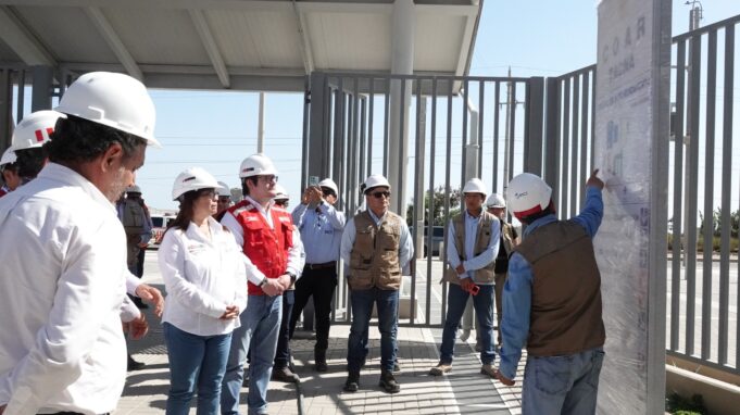 Ministra de Educación, Miriam Ponce, inspecciona avances de construcción de los COAR de Moquegua y Tacna