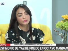 Yaziré Pinedo admite una relación con Alberto Otárola, pero señala que audio es editado y del 2021