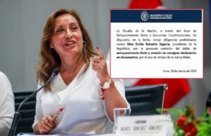 Fiscalía inicia investigación contra Dina Boluarte, acusada de enriquecimiento ilícito por sus Rolex