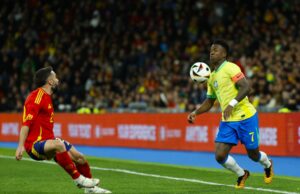 España y Brasil empataron 3-3 en partidazo jugado en el Bernabéu
