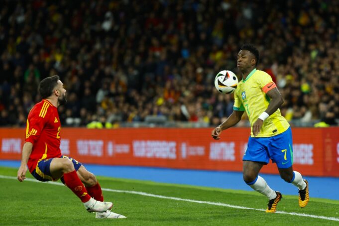 España y Brasil empataron 3-3 en partidazo jugado en el Bernabéu