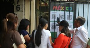 Largas colas en los exteriores de la Embajada de México en Lima tras inicio de trámite de visas