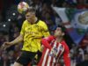 Atlético de Madrid lo ganó en el final apretado al Dortmund 2-1