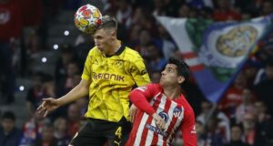 Atlético de Madrid lo ganó en el final apretado al Dortmund 2-1