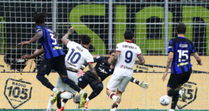 Lapadula dio pase para empate de Cagliari ante el Inter 2-2