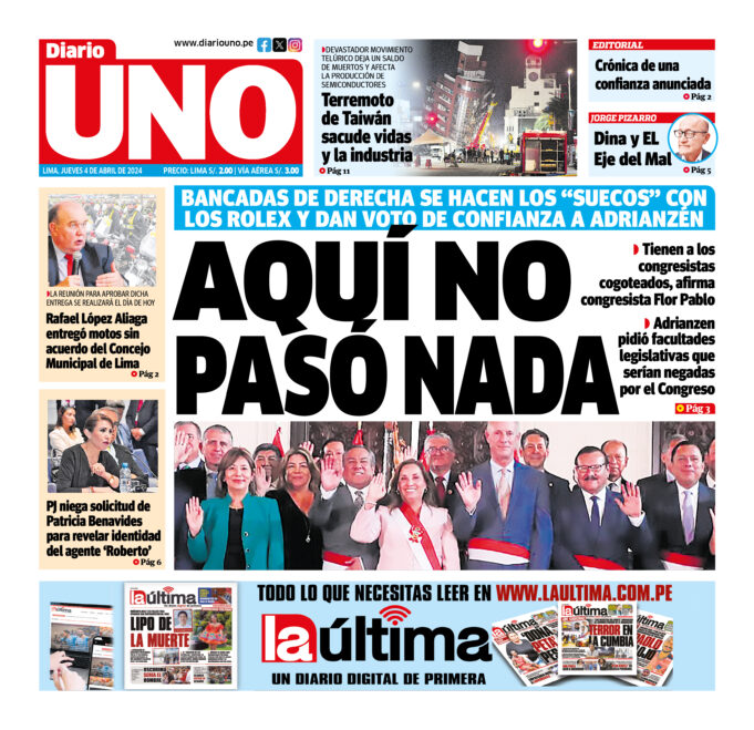 Edición del 4 de abril de 2024