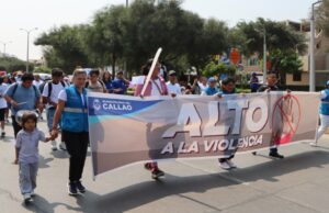 Callao: Poder Judicial organizó una caminata «No a la violencia» para hacer un llamado a la ciudadanía a frenar este problema social