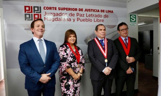 Titular del PJ y alcalde de Magdalena anuncian nuevo local para luchar contra la criminalidad