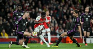 Arsenal y Bayern Múnich terminaron igualados 2-2 en Cuartos de Final de Champions