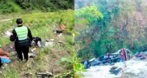 Tragedia en Cajamarca:25 personas mueren y 15 quedaron heridas luego de caída de bus interprovincial a un abismo