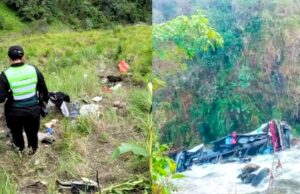 Tragedia en Cajamarca:25 personas mueren y 15 quedaron heridas luego de caída de bus interprovincial a un abismo