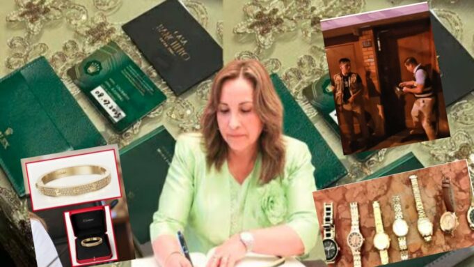 Dina Boluarte: Nuevos relojes, joyas al descubierto, pulseras de oro y diamantes