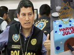 Harvey Colchado, exjefe de la Diviac se refirió a torta de cumpleaños:“No me burlé de la presidenta Dina Boluarte”