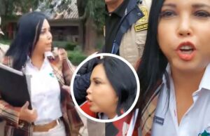 Ministra de Comercio, Elizabeth Galdo pierde los papeles y le arrebata el micrófono a periodista