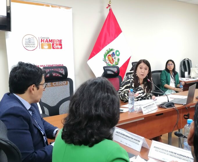 Comisión Hambre Cero sesionó con ministro del MIDIS y el actual director de Qaliwarma