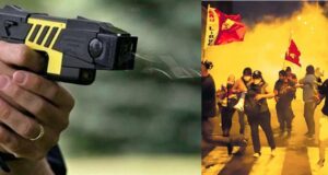 Carta blanca a brutalidad policial: Congreso propone usar pistolas de descarga eléctrica contra ciudadanos que protesten