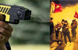 Carta blanca a brutalidad policial: Congreso propone usar pistolas de descarga eléctrica contra ciudadanos que protesten