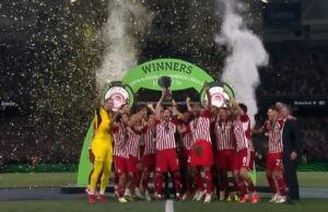 Olympiakos de Grecia es el Campeón de la Conference League al vencer a Fiorentina 1-0