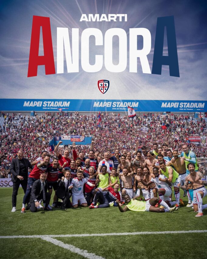 Lapadula anotó en triunfo del Cagliari sobre el Sassuolo 2-0 y a punto de salvarse