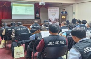 Poder Judicial: órgano de control capacitó a más de mil quinientos jueces de paz de todo el país